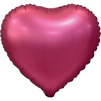 Balónek Fóliový balónek Godan srdce 18 palců tmavě růžový