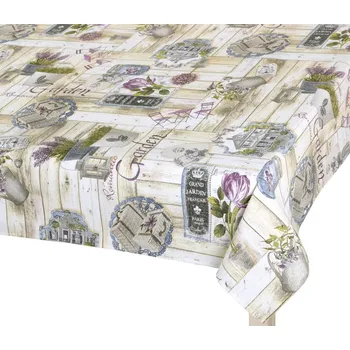 ubrus Ubrus EMA - 100x100 cm Zahrada lila