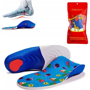 Vložka do bot ORTOPEDICKÉ VLOŽKY JUNIOR Korekční Proti Ploché Noze S - 25/27