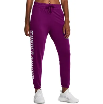 Dámské tepláky UNDER ARMOUR-UA Rival Terry Graphic Jogr-PPL Fialová XS