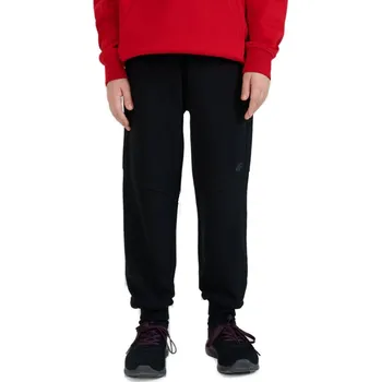 Dámské legíny Chlapecké tepláky 4F JUNIOR-TROUSERS CAS M1103-20S-DEEP BLACK Černá 152