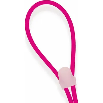 Šňůrka na brýle CENTROSTYLE-Silicon cord stopper zipp M - pink Růžová