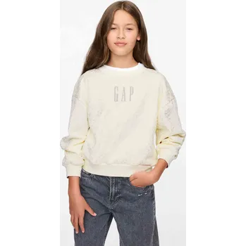 Dámská mikina Dívčí oversize mikina s logem GAP XS
