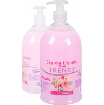 Mýdlo ITALSKÉ TEKUTÉ MÝDLO NA RUCE S NEUTRÁLNÍM PH, JEMNÉ, S PUMPIČKOU, KVĚTINOVÁ VŮNĚ, 1L