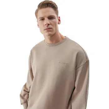 Pánská mikina Pánská mikina 4F-SWEATSHIRT-WSS24TSWSM1027-83S-BEIGE Béžová XXL