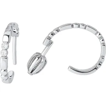 Náušnice Stříbrné náušnice Kroužky - šroubek