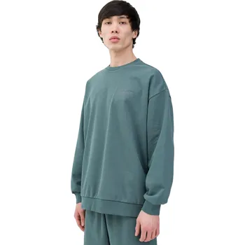 Pánská mikina Pánská mikina 4F-SWEATSHIRT-WSS24TSWSM1027-44S-OLIVE Zelená XXL