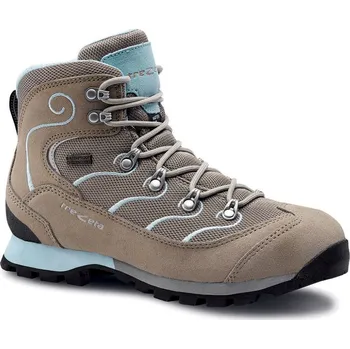 Dětská fitness obuv Dámská vysoká turistická obuv TREZETA-Glitter Wp, Beige/Water blue Béžová 39