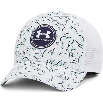 Kšiltovka Pánská kšiltovka UNDER ARMOUR-Iso-chill Driver Mesh-WHT Bílá 59/61 cm