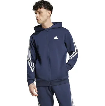Pánská mikina Pánská mikina se zipem ADIDAS-M FI 3S FZ-IW8568-Black Černá XXL