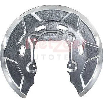 Brzdový kotouč Ochranný plech proti rozstřikování, brzdový kotouč METZGER 6115630