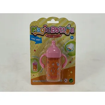 Doplněk pro panenku LAHVIČKY PRO PANENKY Mizící MLÉKO Mizící DŽUS