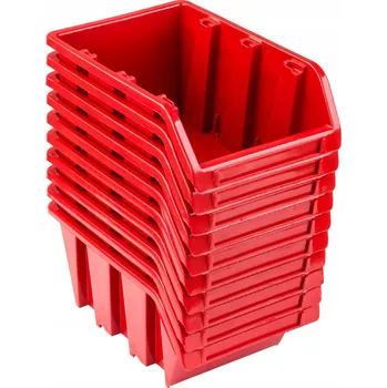 Úložný box Box úložné boxy 10x NP6 červené