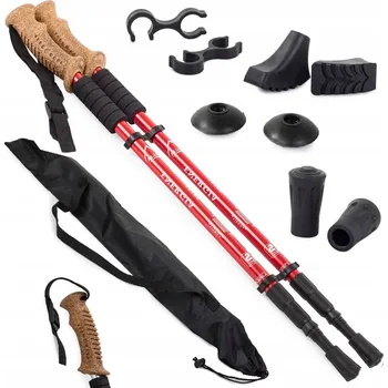 Trekingová hůl Hole Verk Group 14296_CZE 64-135 cm červené