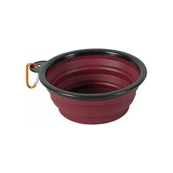 Miska pro psa ZOLUX Skládací miska pro psa BIVOUAK 650 ml červená