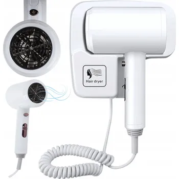 Fén HOTELOVÝ FÉN NA VLASY K BAZÉNU S DRŽÁKEM NA ZEĎ, VÝKONNÝ 1200W