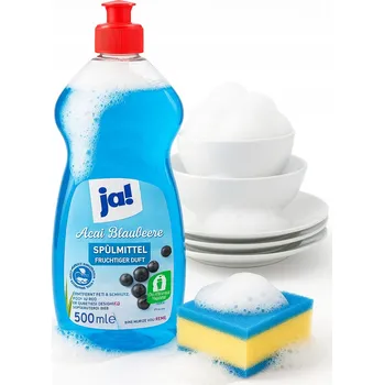 Mycí prostředek Prostředek na mytí nádobí ja! Jahoda 0,5 l