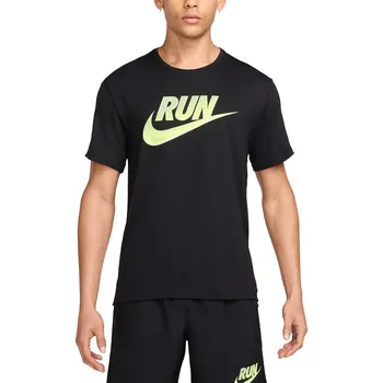 Pánské tričko Pánské běžecké triko s krátkým rukávem NIKE-Miler Run Energy (SP55)(52) Černá M