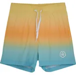 Plavky COLOR KIDS-Swim Shorts, AOP & Magic-3520-Orange Pop Oranžová 116