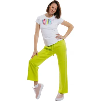 Dámské legíny Dámské tepláky AUTHORITY-TP-NEOWIDE W yellow Žlutá XL