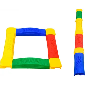 Balanční deska Merc sport Balanční dráha VLNKY – sada 8 ks, krátké a dlouhé díly, protiskluzná