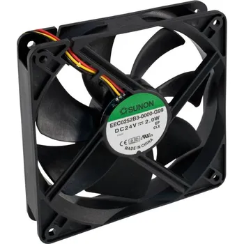 Počítačové chlazení Sunon DC axiální ventilátor 120×120×25 mm, 24 V DC, 34 dB EEC0252B3-000U-G99