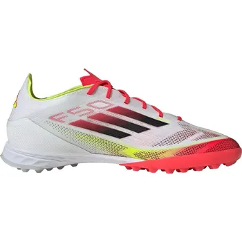 Kopačky Pánské fotbalové kopačky turfy ADIDAS-F50 Pro M TF cloud white/core black/solar yellow Bílá 46 2/3