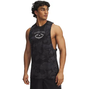 Pánské tílko Pánské tílko UNDER ARMOUR PROJECT ROCK-Camo Tank-GRY Šedá S
