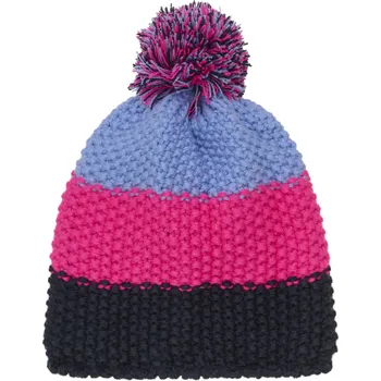 Čepice Dívčí zimní čepice COLOR KIDS-Hat - Colorblock-741911.5381-Pink Glo Růžová 52 cm