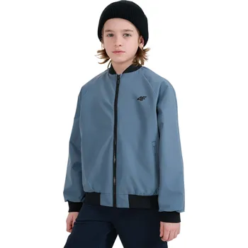 Dívčí bunda Chlapecká bunda 4F JUNIOR-JACKET-JWSS25TJACM186-32S-BLUE Modrá 146