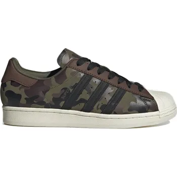 Pánské tenisky Pánská vycházková obuv ADIDAS ORIGINALS-Superstar olive strata/mesa/night red Camo 42