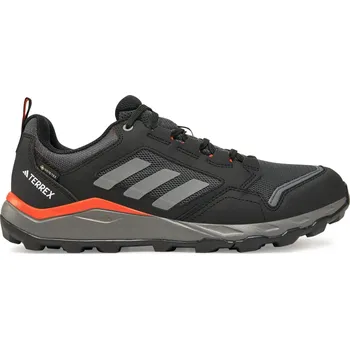 Dámská běžecká obuv Pánská běžecká trailová obuv ADIDAS-Terrex Tracerocker 2 GTX M grey six/grey four/semi impact orange Šedá 44 2/3