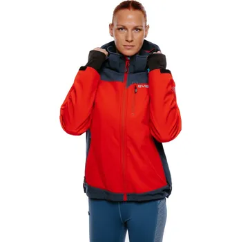 Dámská bunda Dámská turistická softshellová bunda EVERETT-ShellQa jckt W red Červená S