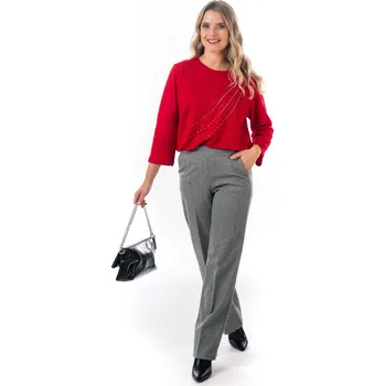 Dámské kalhoty BEA 50 Světle šedá