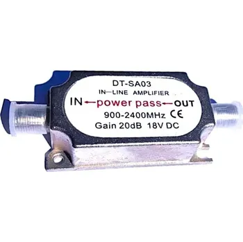 Anténní zesilovač SA05 Satelitní linkový zesilovač 950–2250 MHz / 20