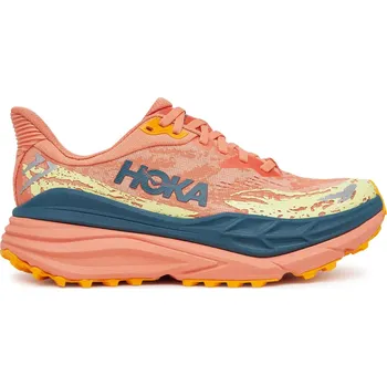 Dámská obuv Dámská běžecká trailová obuv HOKA-Stinson 7 W feldspar/mountain fog Oranžová 37 1/3