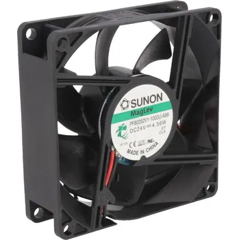 Průmyslový ventilátor Sunon DC axiální ventilátor 80×80×25 mm, 24 V DC, 44.7 dB PF80252V1-1000U-A99
