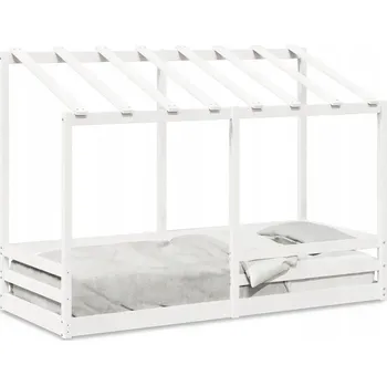 Postel Patrová postel VidaXL 847007 90 x 190 cm bílá