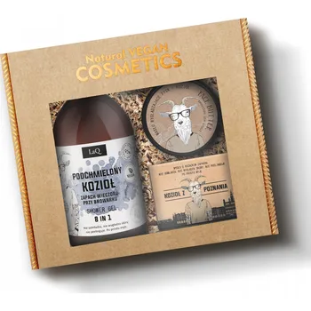 Sprchový gel Sada sprchový gel, pleťové máslo a mýdlo PODCHMIELENÝ KOZEL LaQ