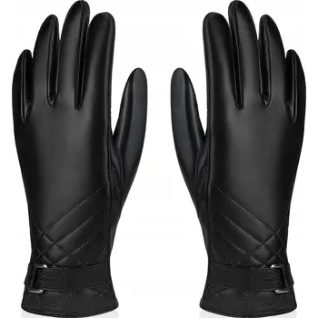 Rukavice Betlewski dámské pětiprsté rukavice z pravé kůže, velikost XL