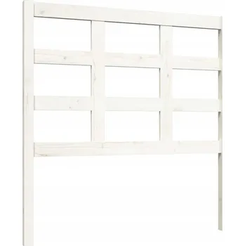 VidaXL Čelo postele, bílé, 95,5x4x100 cm,