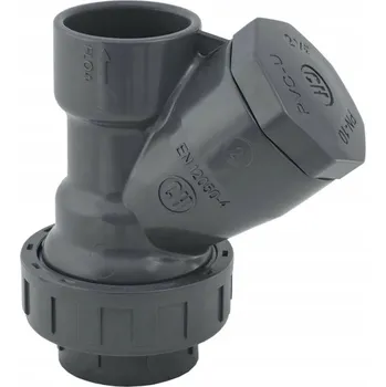 Ventil ZPĚTNÝ KULOVÝ VENTIL PVC-U 2" 10 bar DN50 VNITŘNÍ ZÁVITY CH AQUARAM