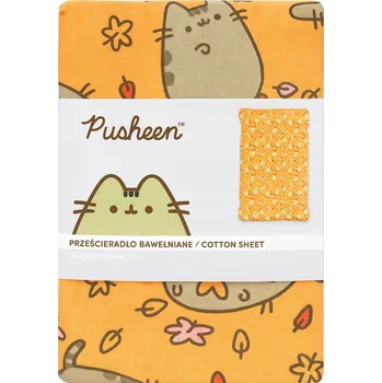 Prostěradlo Carbotex Prostěradlo bavlněné s gumou PUSHEEN 90 x 200 x 25