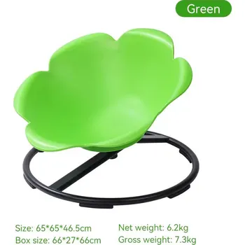 Balanční deska Merc sport Dětská otočná a balanční židle – VELKÁ Květina zelená