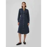 Dámské džínové midi šaty western GAP XS