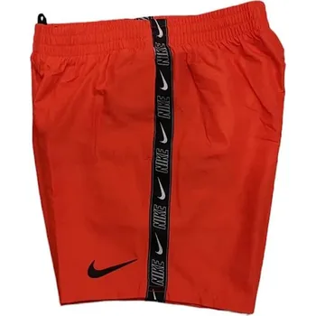 Kojenecké plavky NIKE Dětské plavky Logo Tape 4 Volley 16 LET ČERVENÁ