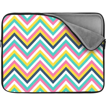 pouzdro na notebook Sablio Obal na notebook Duhové klikyháky - 13"