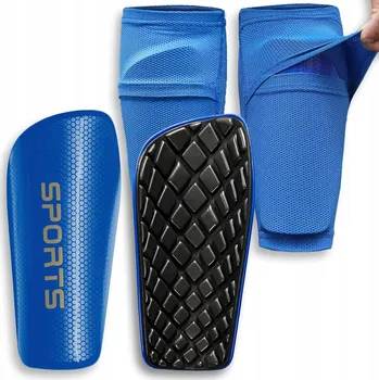 Chránič nohou Dětské chrániče holení na fotbal Protiskluzové L Modré