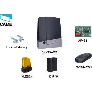 Pohon brány Sada pohonů pro posuvnou bránu do 1000 kg CAME BXV10AGS (D)