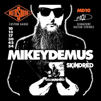 Struna pro kytaru a smyčcový nástroj Rotosound MD10 Mikey Demus Signature Set + prodloužená záruka 3 roky
